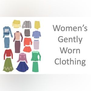 This section has women’s gently worn clothing. Make any offers!!